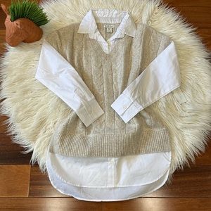 New🌿Cozy Vest Sweater Shirt